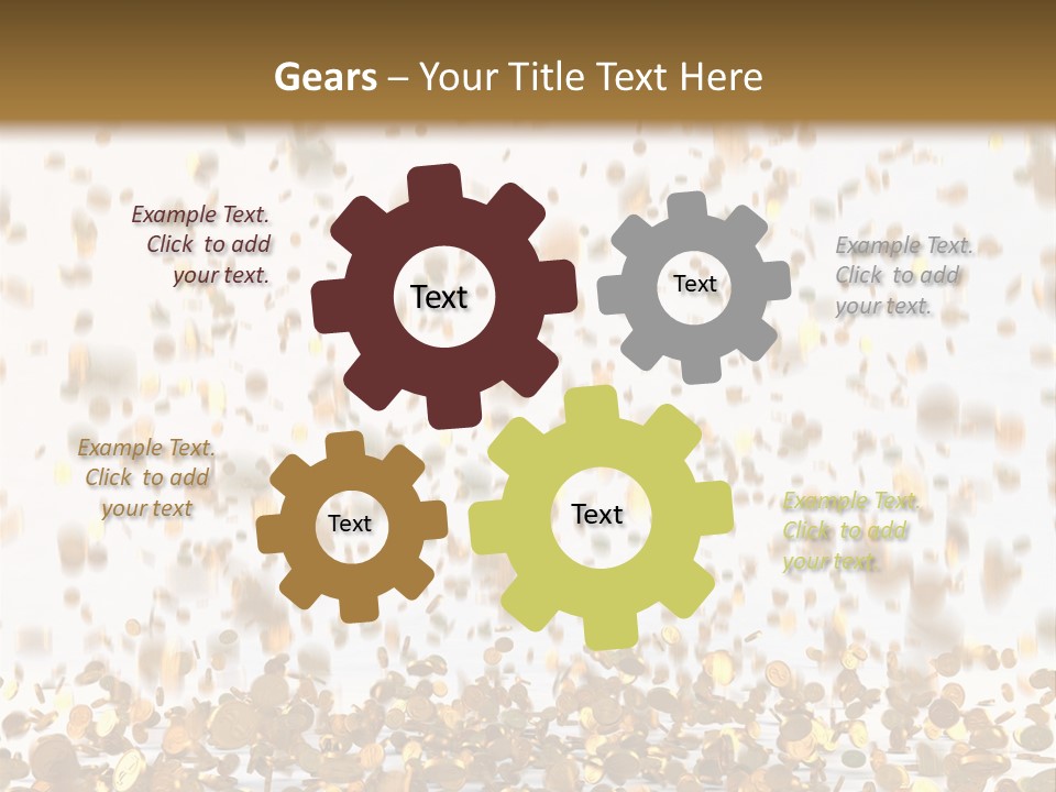 Group Falls Banking PowerPoint Template