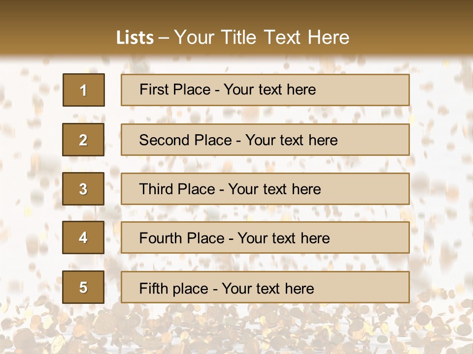 Group Falls Banking PowerPoint Template