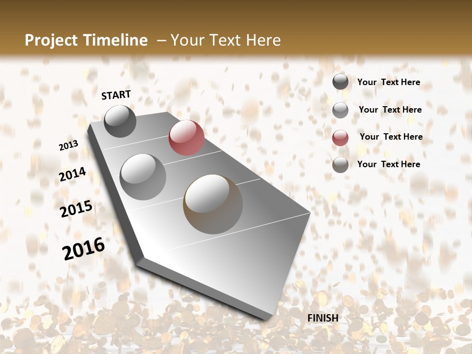 Group Falls Banking PowerPoint Template