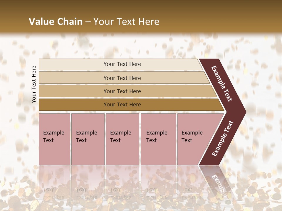 Group Falls Banking PowerPoint Template