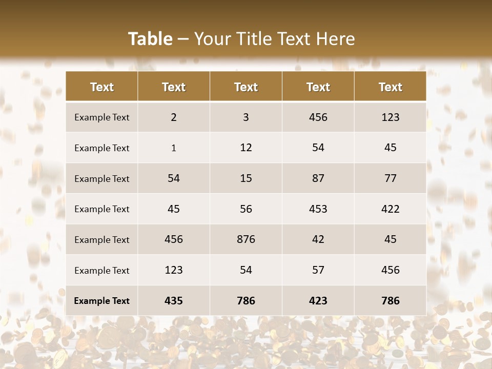 Group Falls Banking PowerPoint Template