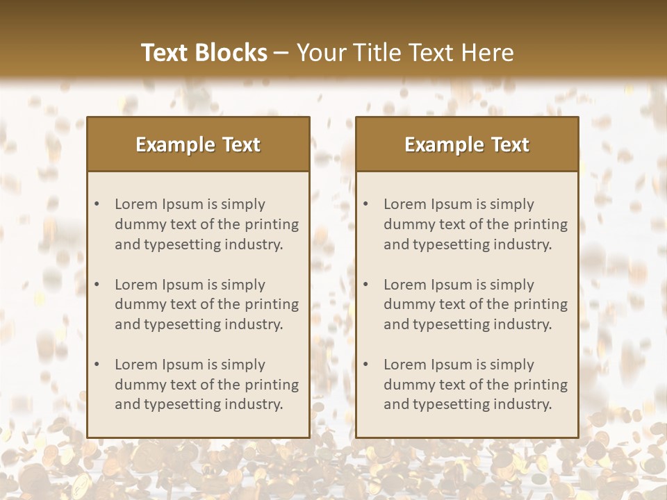 Group Falls Banking PowerPoint Template