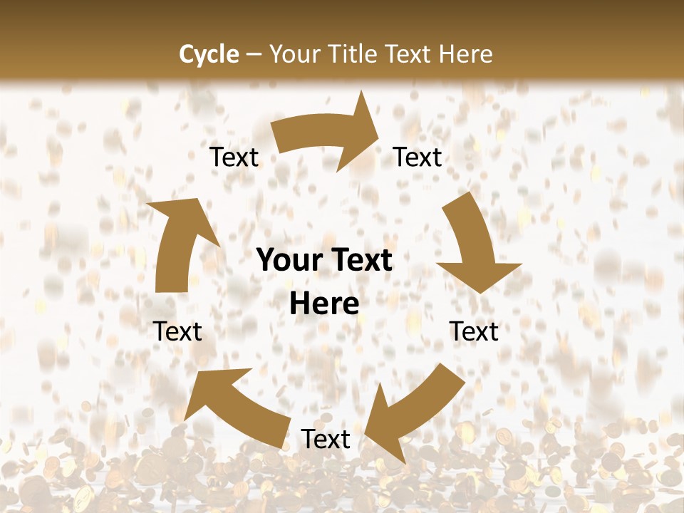 Group Falls Banking PowerPoint Template