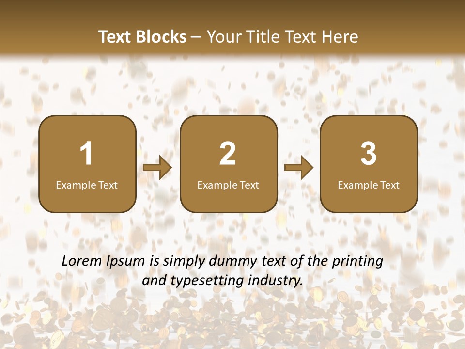 Group Falls Banking PowerPoint Template
