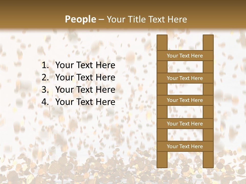Group Falls Banking PowerPoint Template