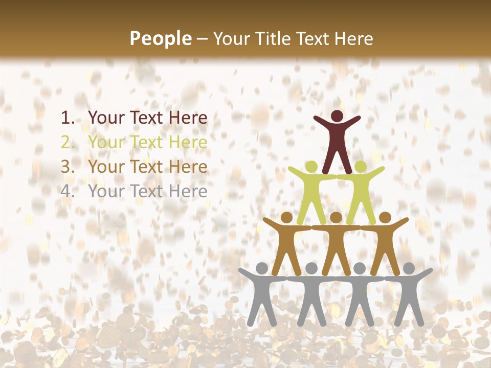 Group Falls Banking PowerPoint Template