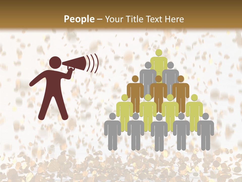 Group Falls Banking PowerPoint Template