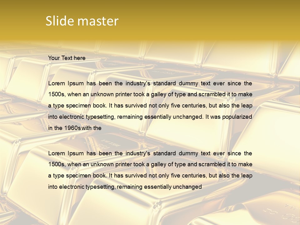 Bar Stock Exchange Exchange PowerPoint Template