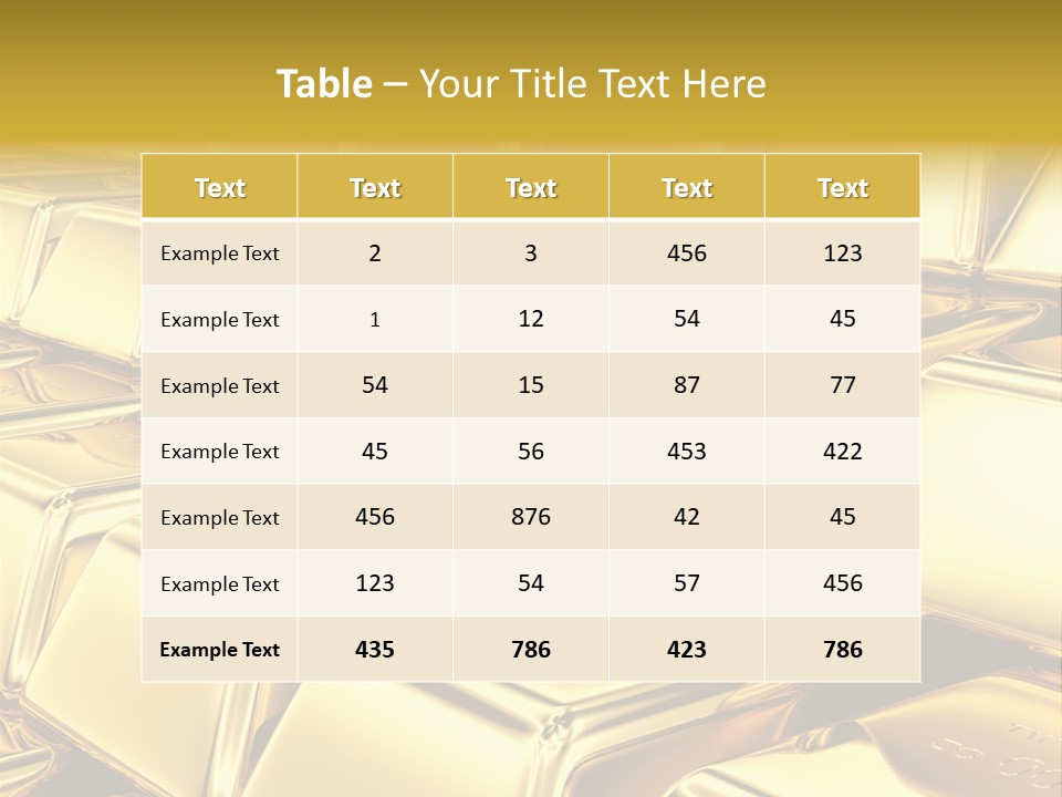 Bar Stock Exchange Exchange PowerPoint Template