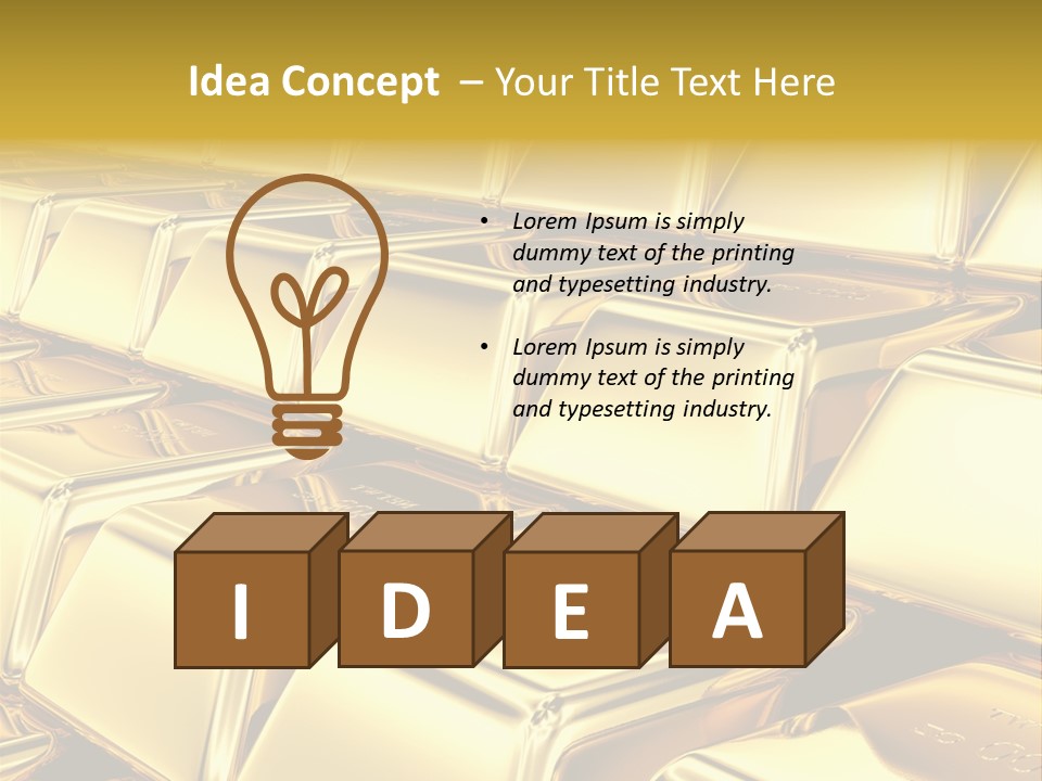 Bar Stock Exchange Exchange PowerPoint Template