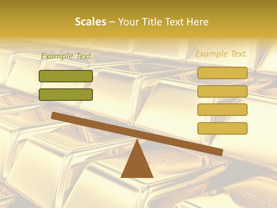 Bar Stock Exchange Exchange PowerPoint Template