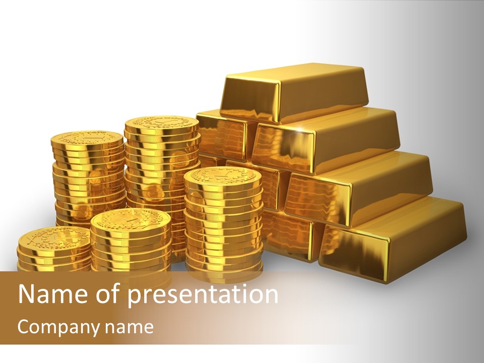 Treasure Savings Background PowerPoint Template