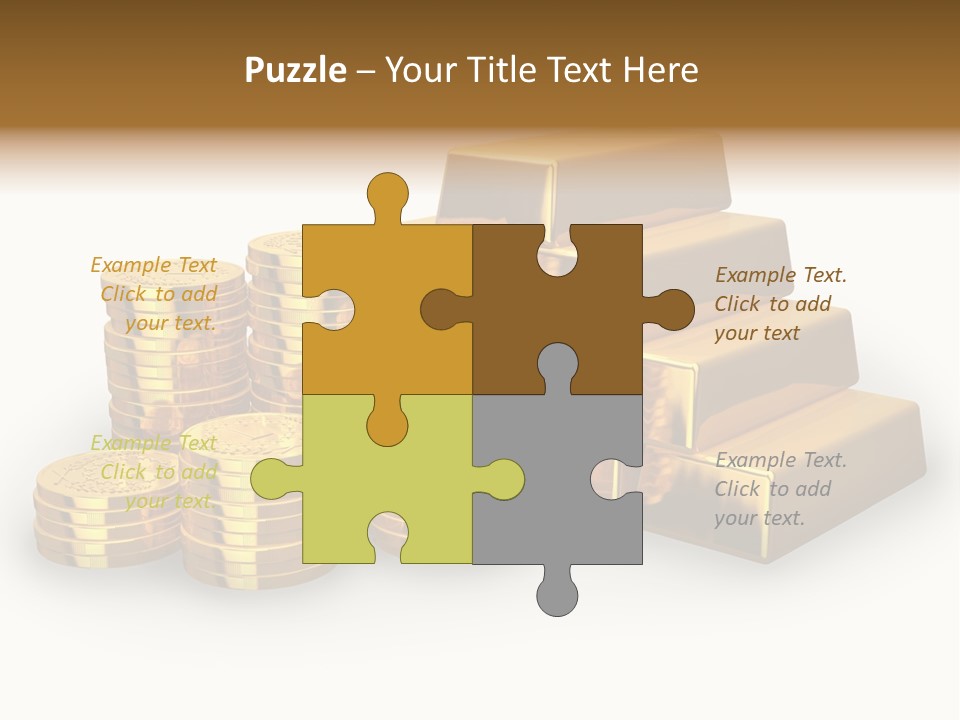 Treasure Savings Background PowerPoint Template