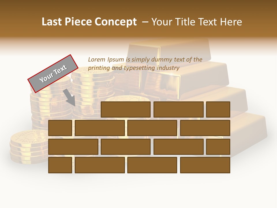 Treasure Savings Background PowerPoint Template