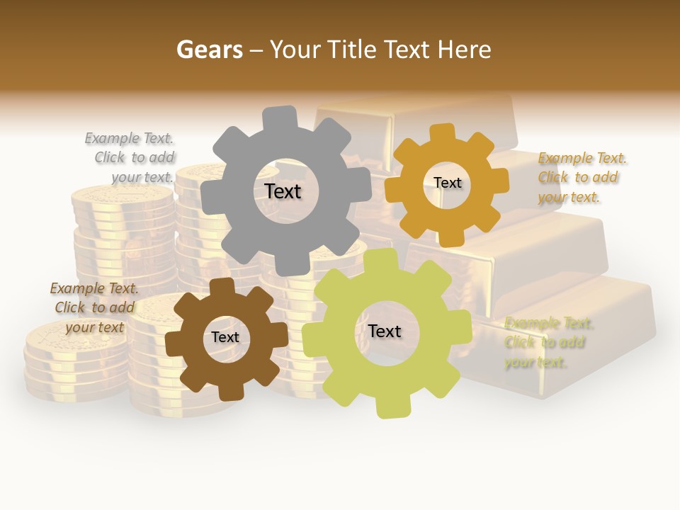 Treasure Savings Background PowerPoint Template