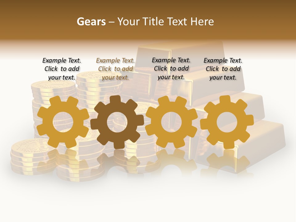 Treasure Savings Background PowerPoint Template