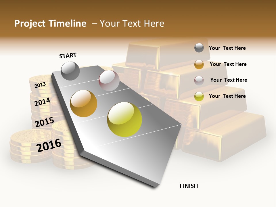 Treasure Savings Background PowerPoint Template