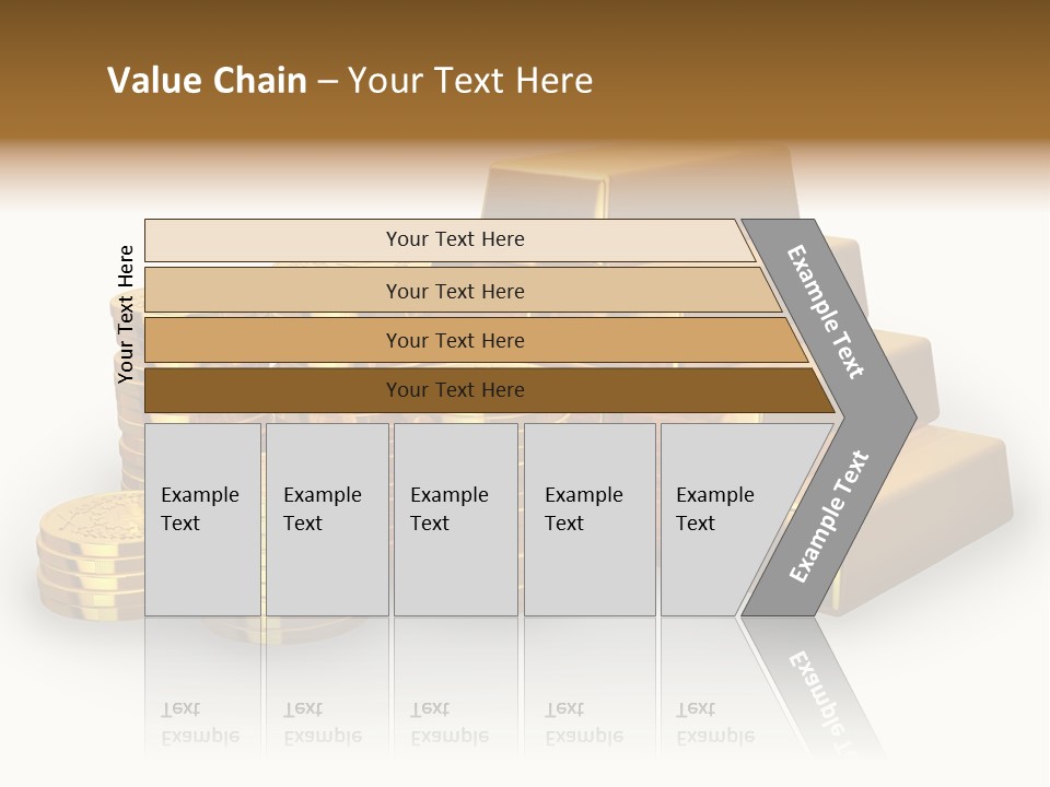 Treasure Savings Background PowerPoint Template