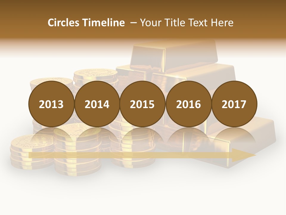 Treasure Savings Background PowerPoint Template