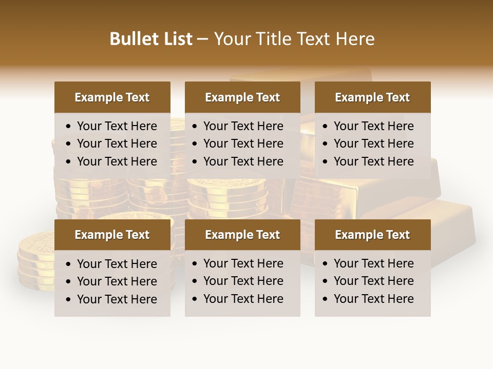 Treasure Savings Background PowerPoint Template