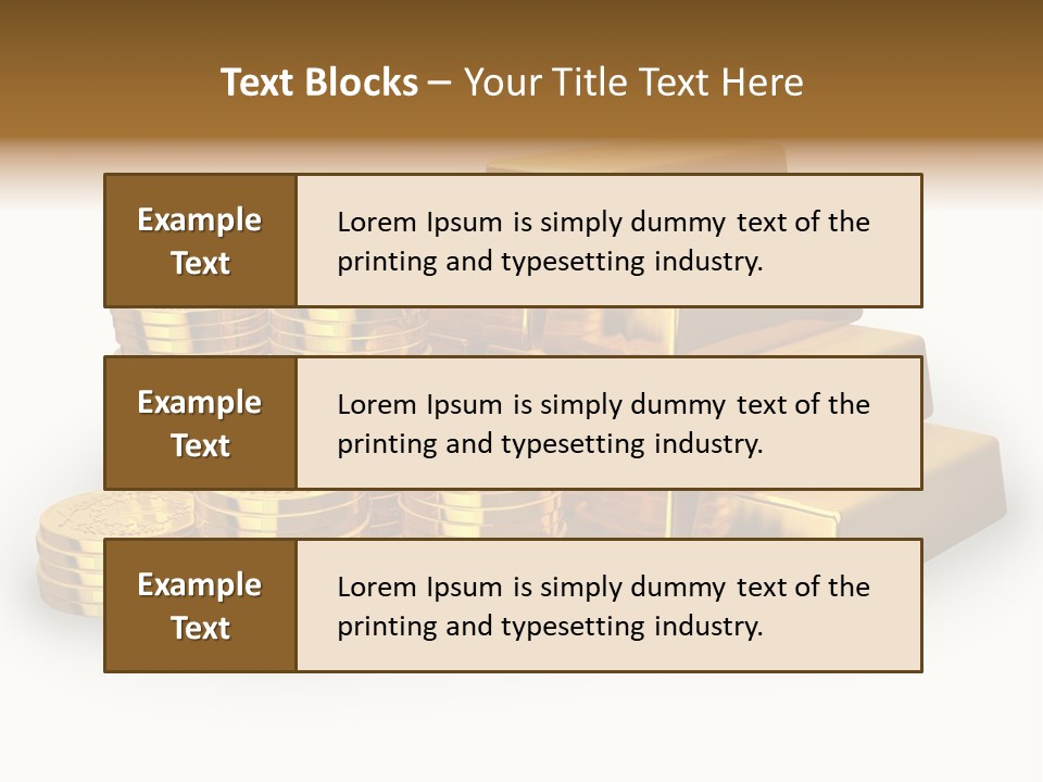 Treasure Savings Background PowerPoint Template