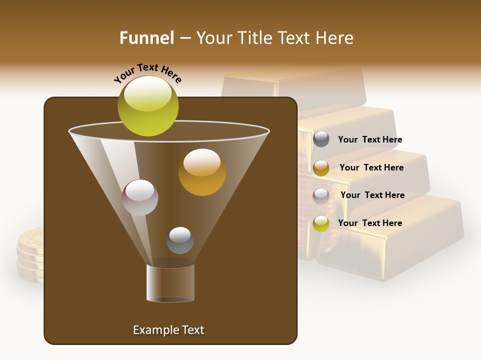 Treasure Savings Background PowerPoint Template