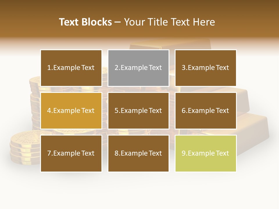 Treasure Savings Background PowerPoint Template