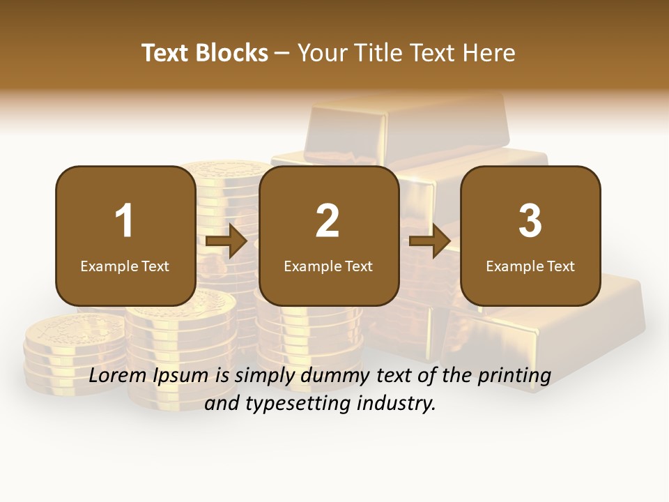 Treasure Savings Background PowerPoint Template