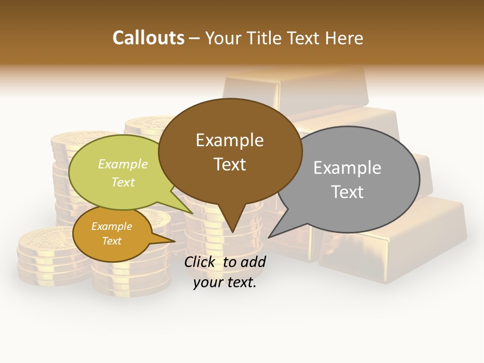 Treasure Savings Background PowerPoint Template