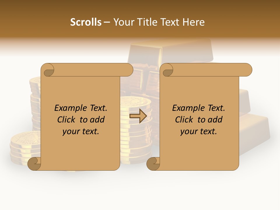 Treasure Savings Background PowerPoint Template