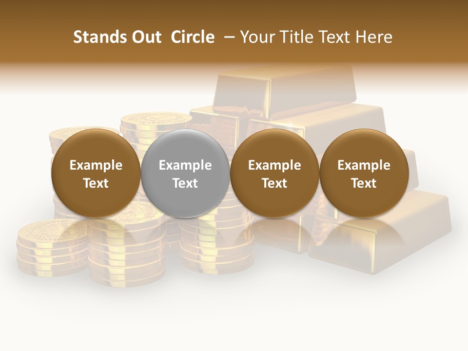 Treasure Savings Background PowerPoint Template