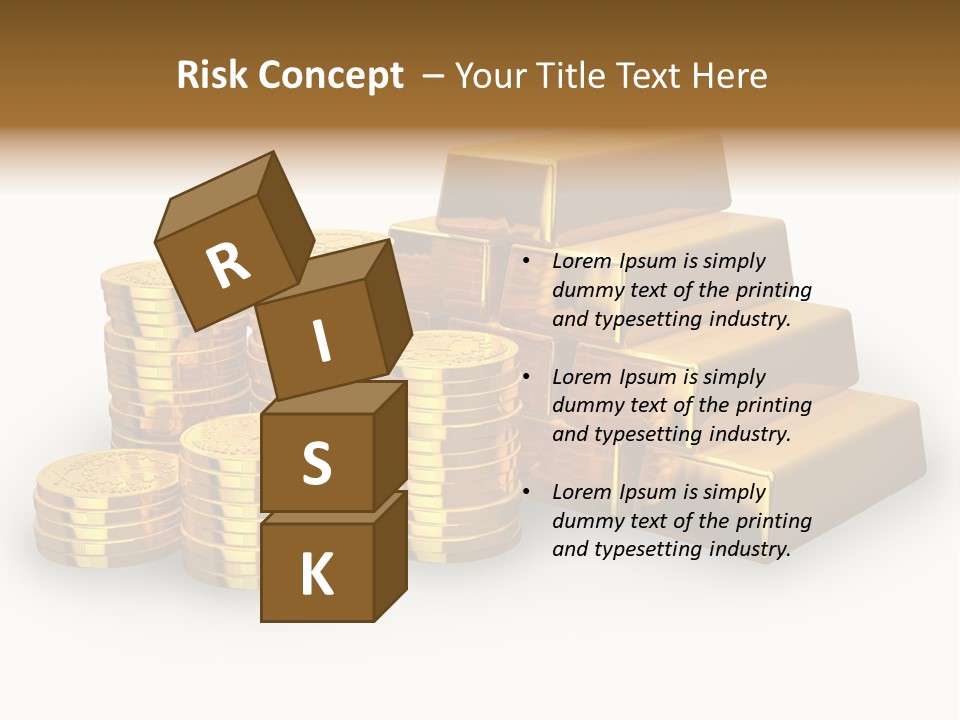 Treasure Savings Background PowerPoint Template