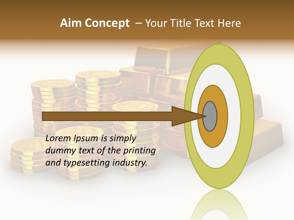 Treasure Savings Background PowerPoint Template