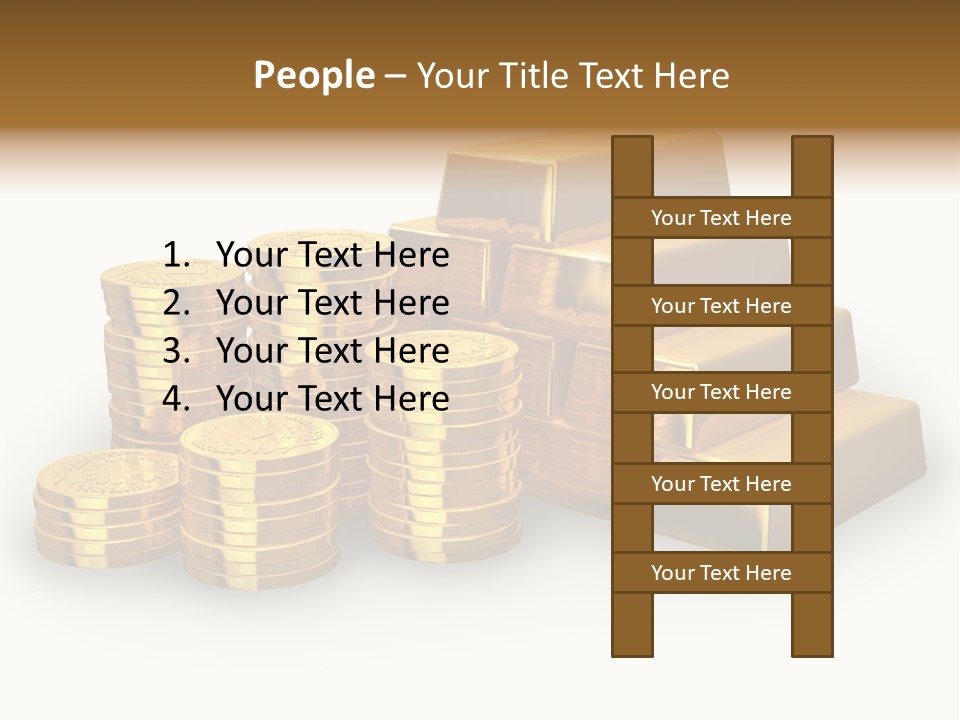 Treasure Savings Background PowerPoint Template