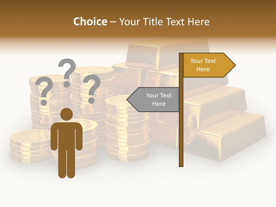 Treasure Savings Background PowerPoint Template