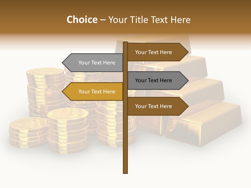 Treasure Savings Background PowerPoint Template