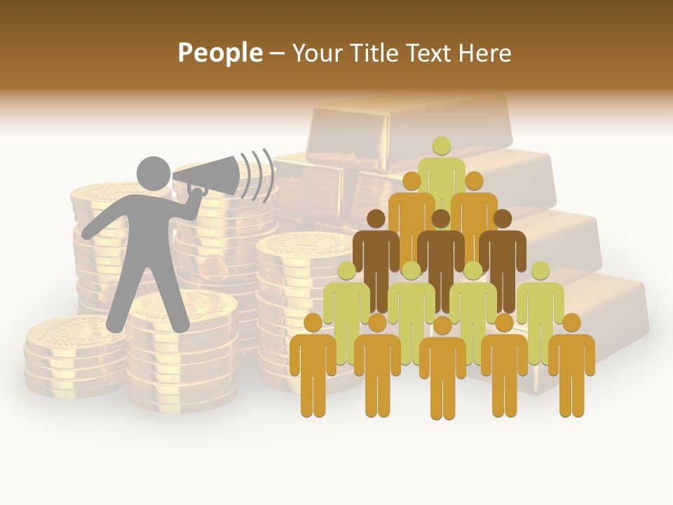 Treasure Savings Background PowerPoint Template