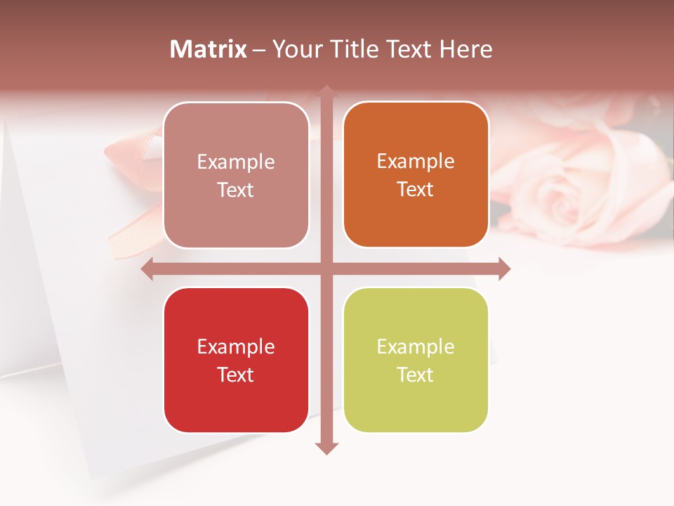Leaf Romance Copyspace PowerPoint Template