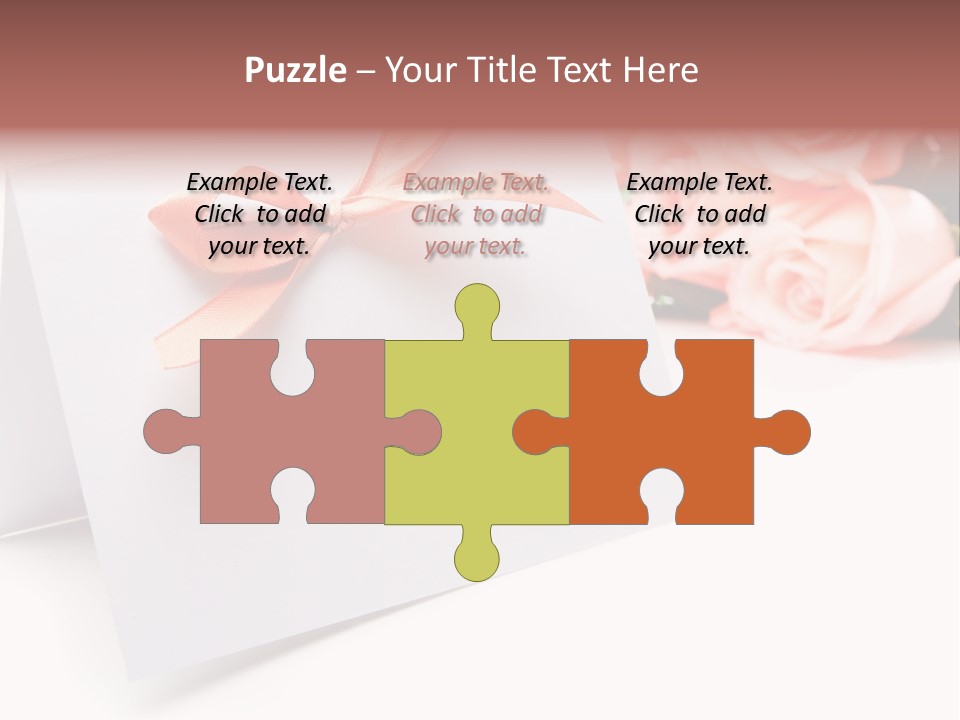 Leaf Romance Copyspace PowerPoint Template