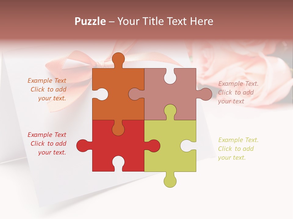 Leaf Romance Copyspace PowerPoint Template