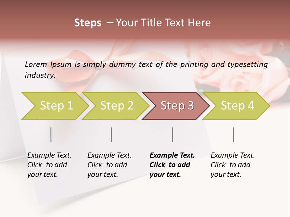 Leaf Romance Copyspace PowerPoint Template