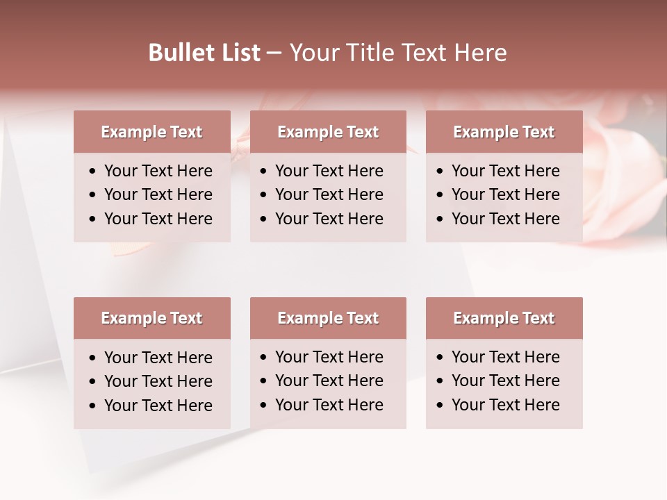 Leaf Romance Copyspace PowerPoint Template