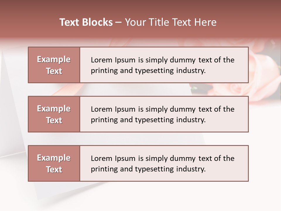Leaf Romance Copyspace PowerPoint Template