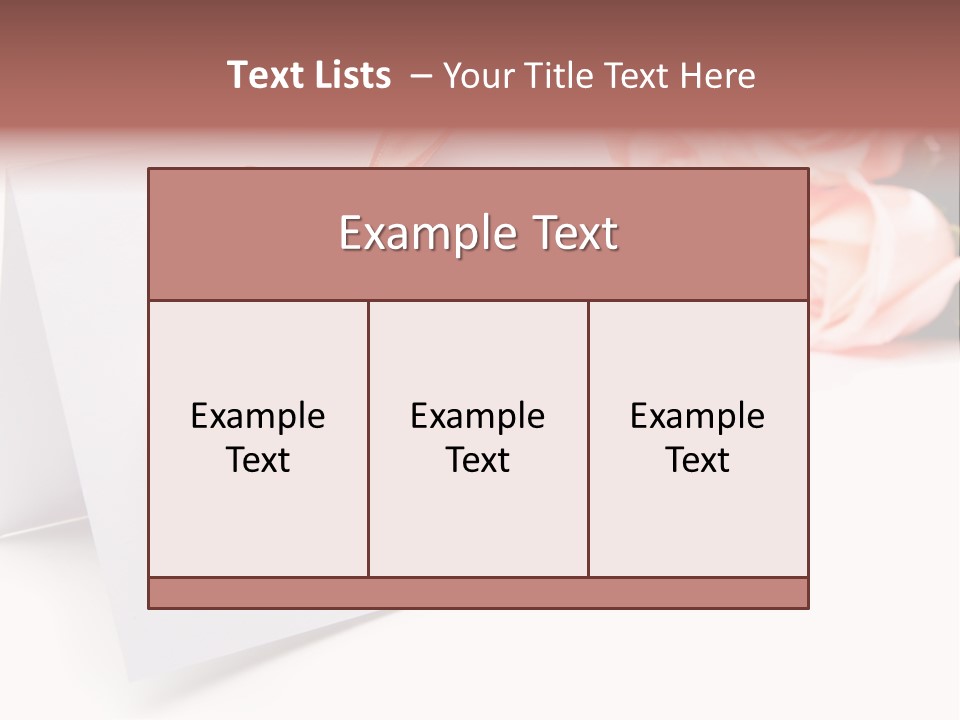 Leaf Romance Copyspace PowerPoint Template