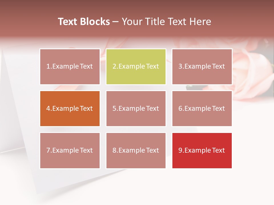Leaf Romance Copyspace PowerPoint Template