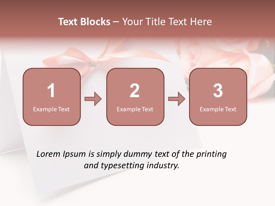 Leaf Romance Copyspace PowerPoint Template