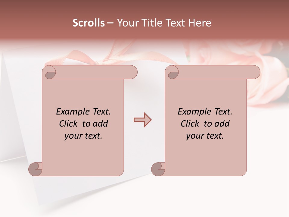 Leaf Romance Copyspace PowerPoint Template