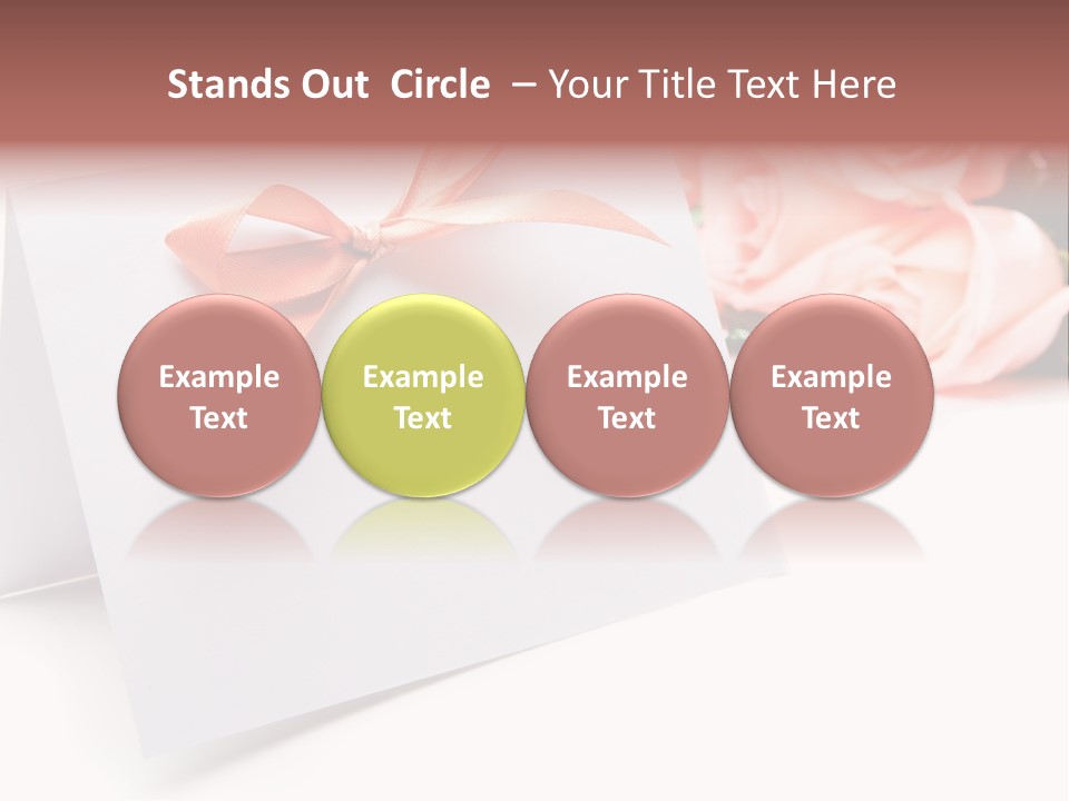 Leaf Romance Copyspace PowerPoint Template