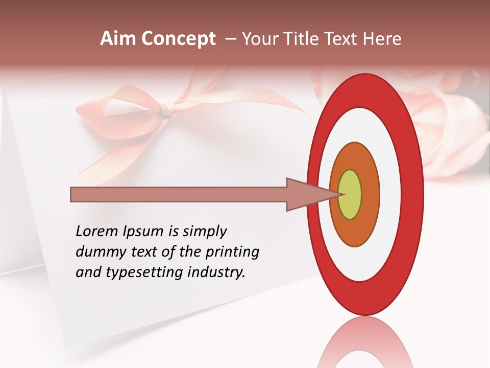 Leaf Romance Copyspace PowerPoint Template