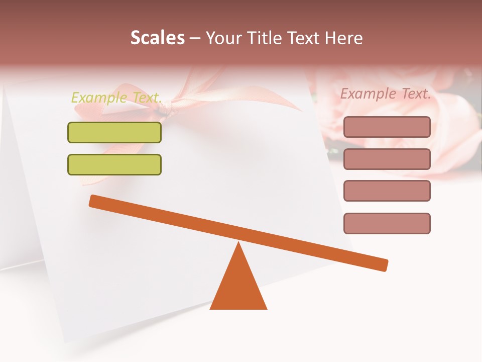 Leaf Romance Copyspace PowerPoint Template